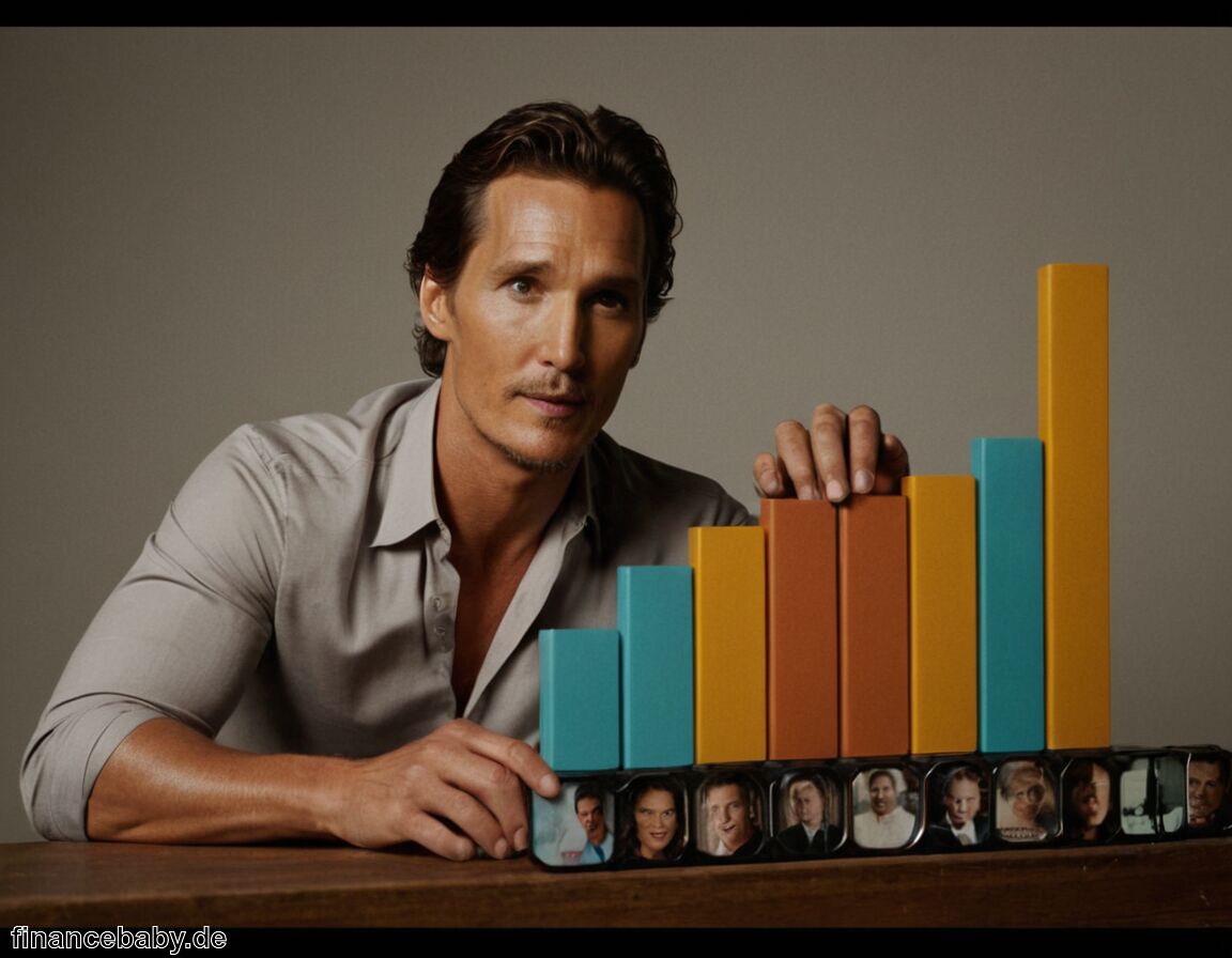 Vermögensentwicklung im Laufe der Jahre - Matthew McConaughey Vermögen